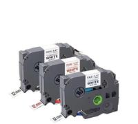PrecisGear Fabric de Fer sur Le Ruban à vêtements Compatible avec des Tailles de 24 mm de 24 mm de 24 mm Fonctionne avec FA231 FA3 FA3R FA241 H110(24MM Black on White)