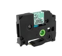 PrecisGear Fit Universel 31 Couleurs Tze 231 234 334 Tapis d'étiquette 12 mm Compatible avec l'imprimante d'étiquette PT-H110 PT-E105 PT-H101C Remplacement du marché secondaire(Blue Ghost)