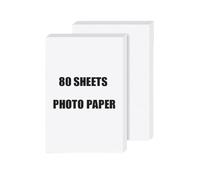 PrecisGear Papier Photo 4x6 Pouces, Compatible avec Liene Amber M100 M200, Recharge de Cartouche, système CISS, Fonctionne avec DHP512 513(80 Paper)