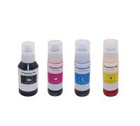 PrecisGear Recharge de Bouteille d'encre pigmentée, Compatible avec 524 T524120-AL T524420-AL, 1 à 4 pièces, for L6490 L15150 L15160(1 Set (4X Bottle))