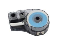 PrecisGear Ruban d'étiquettes Noir sur Blanc 12,7 mm x 6,4 m Compatible avec d'étiquettes Portables BMP21-PLUS et BMP21-Lab (M21-500-488)(1pcs)