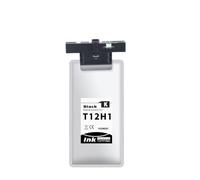 PrecisGear T12D1 T12E1 T12F1 Pigment Ink Sac Compatible avec Pro WF-M5899 WF-M5399 IMPRIMANCE Version européenne Cartouche d'encre(T12G1-100ML-NA)
