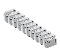 PrecisGear Tape d'étiquette de 12 mm 10pk Compatible avec M-K231 MK 231 MK231 MK-231 631 131 pour Le Remplacement Universel de l'imprimante PT-70 PT-80(10PK Black on Gold)