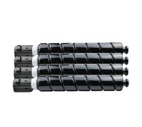 PrecisGear Toner TN NPG-67 GPR-53 C-EXV49, 4 pièces, Compatible avec IR-ADV C3320 C3325 C3330 C3520 C3525 C3530(GPR-53)