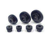 Precision 0.8M Spur S45C Steel Gear 15-90 Teeth Metal Reduction Engraving Machine electronic starter Transmission Gear Set IINKUEYK(6mm,1 Piece-24 Teeth)