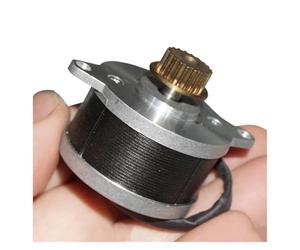 Precision 36 stepper electronic starter 0.9 degree step angle ball bearing two-phase four-wire circular stepper electronic starter IINKUEYK(With gear)