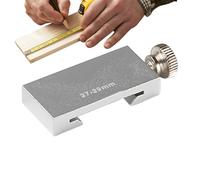 Precision Aluminum Block, Accurate Ruler Stopper, Woodworking Tool with High Accuracy Design, Measuring Aid with Adjustable Lock, Carpentry Accessory Alloy Build, Positioning Tool for Home Repair Use