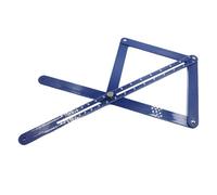 Precision Angle Divider - Finder Tool for Metalworking Construction | ABS Miter Saw Protractor, 45x22.5cm Size, 70g Lightweight Build, 10°-170° Measurement Range, Scale Guide for Professional