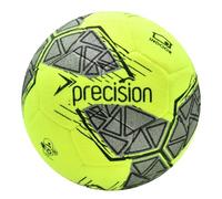 Precision - Ballon de foot pour intérieur FUSION (Taille 5) (Jaune/Noir)