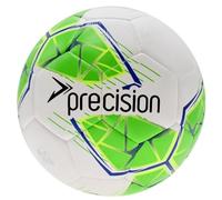 Precision - Ballon de futsal FUSION SALA (Taille 4) (Blanc/Vert fluo/Jaune fluo/Bleu)