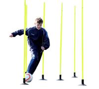 Precision bâtons d'entraînement 170 cm PVC/acier jaune 13 pièces
