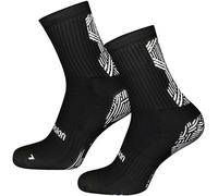 Precision - Chaussettes de sport unisexes homme/femme "Origin.0", antidérapantes RD2916 (39,5 EU - 42 EU) (Noir/Blanc)