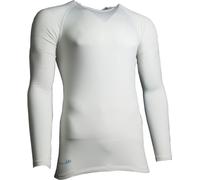 Precision Chemise Hommes/Femmes Unisexe Essential Baselayer, Manches Longues, Sportif RD782 (XL) (Blanc)
