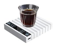 Precision Coffee Scale, Multifonction Rechargeable Timer Scale, Digital Bar Tool for Roasting, Professional Pour Over Coffee and Home Use, 9,5 x 7,4 cm