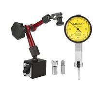 Précision Comparateur central, indicateur de levier imperméable avec base magnétique universelle flexible (indicateur + base)