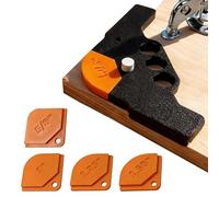 Precision Corner Guide, Professional Radius Routing Template, 3.5x3.5 Inches Router Tool with Fit, Polished Acrylic Edge Pattern, Accurate Jig with Positioning Mark, Woodworking Tool for Cabinet