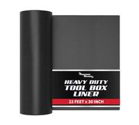 Precision Defined - Revêtement de Boîte à Outils Professionnelle (76 cm x 6,7 m) | Tapis et Doublure de Boîte à Outils, Servante, Mallette - Rouleau Antidérapant Épais pour Tiroir, Armoire et Étagère