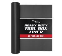 Precision Defined - Revêtement de Boîte à Outils Professionnelle (91 cm x 3 m) | Tapis et Doublure de Boîte à Outils, Servante, Mallette - Rouleau Antidérapant Épais pour Tiroir, Armoire et Étagère