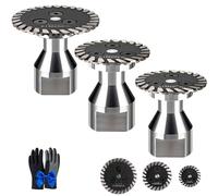 Precision Diamond Carving Wheel (30mm/40mm/50mm), High-Density Diamond Blade for Angle Grinder, Wet & Dry Use for Granite, Marble, Ceramic, Porcelain (1.18''+1.57''+1.97'')