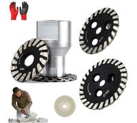 Precision Diamond Carving Wheel 30mm/40mm/50mm, High-Density Diamond Blade, Wet Dry Use Diamonds Carving Wheel with Removable Flange, for Angle Grinder, Tile Engraving (Flange+1.19"+1.57"+1.97")