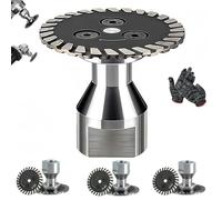 Precision Diamond Carving Wheel 30mm/40mm/50mm,Sintering Technology High-Density for Angle Grinder, Dry/Wet Cutting with Removable Flange, for Granite, Marble, Ceramic, Tile (1.57inch)