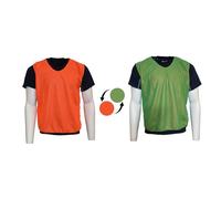 Precision Dossards d'entraînement réversibles en Maille, Multi-Sports Bicolores, Design Unisexe, Rugby, Polyester léger et Respirant, Poitrine de 127 cm, Adultes