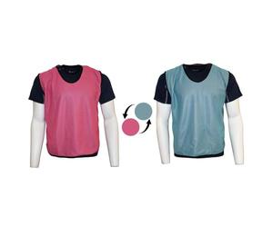 Precision Dossards d'entraînement réversibles en Maille, Multi-Sports Bicolores, Design Unisexe, Rugby, Polyester léger et Respirant, Poitrine de 127 cm, Adultes