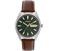 Seiko Homme Analogue Quartz Montre avec Bracelet en Cuir SUR449P1