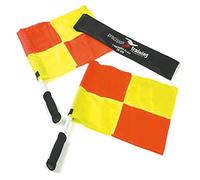 Precision Linesman Ensemble de Drapeaux pour Juge de Touche Mixte, Orange/Jaune, Taille Unique