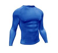 Precision Essential Baselayer Long Sleeve Shirt Adult Small 34-36" Royal Small 3