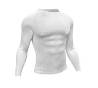 Precision Essential Baselayer Long Sleeve Shirt Adult Small 34-36" White Small 3