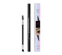 Precision Eyebrow Pen, Double Ended Cosmetic, Natural Smudge Proof Makeup Extra, Beauty Tool with Modern Design, Essential Companion for Women Girls Daily Care Travel Work Holiday