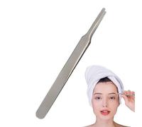 Precision Eyelash Curlers - Tweezers for Eyelashes, Steel | Stainless Lash Applicator For Cluster Professional Beauty Tools Hair Remover Clip Eyebrow Makeup Extensions False Lash Isolation Grooming.