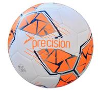 Precision Fusion Ballon de Football midi Haute Performance, Durable, Cousu à la Machine, doublé EVA de 2 mm, léger 220 g, Blanc, Ballon Officiel Taille 2