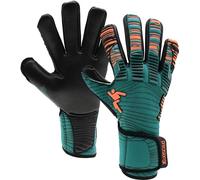 Precision - Gants de gardien de but "Elite 2.0 Contact" pour enfants RD1648 (7) (Pétrole/orange fluorescent/noir)
