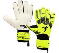 Precision - Gants de gardien de but "Fusion X" pour enfants RD2983 (3) (Blanc/Vert fluo/Noir)