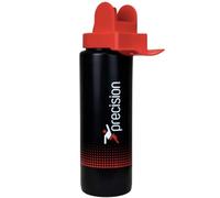 Precision Team Hygiene Water Bottle Unisex-Adult, Noir/Rouge, 1 Litre