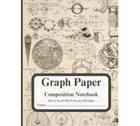 Precision Grid Notebook - 5x5 Quad Ruled Composition Book 120 Pages: Letter Size 8.5” x 11” Graph Paper for Math Homework, Science Projects, Engineering Drafts, and Technical Diagrams