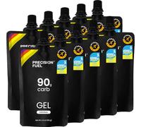 Precision Hydration 90 Gels énergétiques - goût doux, 90g de glucides, faciles à digérer, parfaits pour les athlètes d'endurance, course à pied et sports de longue durée, 153g (Pack of 10)