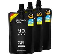 Precision Hydration PF90 Gels énergétiques - goût doux, 90g de glucides, faciles à digérer, parfaits pour les athlètes d'endurance, course à pied et sports de longue durée, 153g (Pack of 3)
