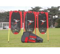 Precision - Maniques pour coup franc Free Kick Lot de 3 RD768 (taille unique) (Rouge/Noir/Blanc)
