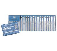 Precision Marque 19 G20 assortis 20 pièces en acier à jauges d'épaisseur 0 Poc-kit Ceinture, haute Carbone en acier à ressorts, robuste Coque vinyl, 1/2 PO X 5 PO Lames