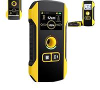 Precision Metal Detector Wall Scanner with Positioning Hole, 3-in-1 Digital Stud Finder Wall Scanner with Display for Detects Inside Wire, Deep Metal, Water Pipe, Floor Joists (1Pcs)