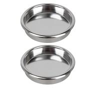 Precision Panier filtrant, 2 Pièces, Filtre Aveugle Accessoires En Métal De 58mm De Machine à Café Expresso Percolateur Cafe Panier à Encastrer Arrière, pour une meilleure infusion et nettoyage