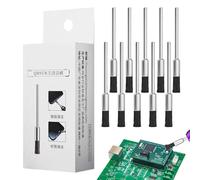 Precision Phone Cleaner Kit, Anti Static Port Cleaning Tools, 10pcs Repair Brush with Fine Tips, Fiber Dust Remover, Gadget Care with Slim Design, Device Cleaning Set for Electronics Maintenance