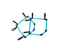 Precision Play Top Bins Lot de 2 cibles de tir d'angle en PVC à Fort Impact pour entraînement de Football Bleu 50 x 50 cm