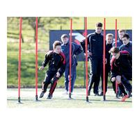 Piquet d'entraînement Precision (x12) Rouge 1,7 m Unisex