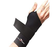 Precision Protège-poignet en néoprène Noir/rouge Small