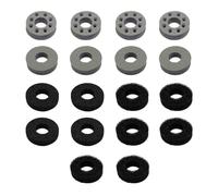 Precision Rings, Anneaux Manette de Précision, Aim Assist Bague pour Steam Deck, PS5/4, Xbox One, Switch OLED/Lite/Pro Manette, Anneaux d'Assistance Accessoires 4 Forces Différentes, 18 Pièces