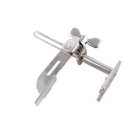 Precision Seam Guide - Multifunction Steel Side Retainer Fabric Alignment Tool, 6-inch | Industrial Flat Car Sewing Machine Attachment, Hemming Binding Stitching Guide, Quilting Construction Accuracy